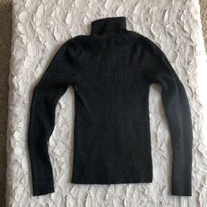 Primark Shimmering Black Turtleneck Sweater